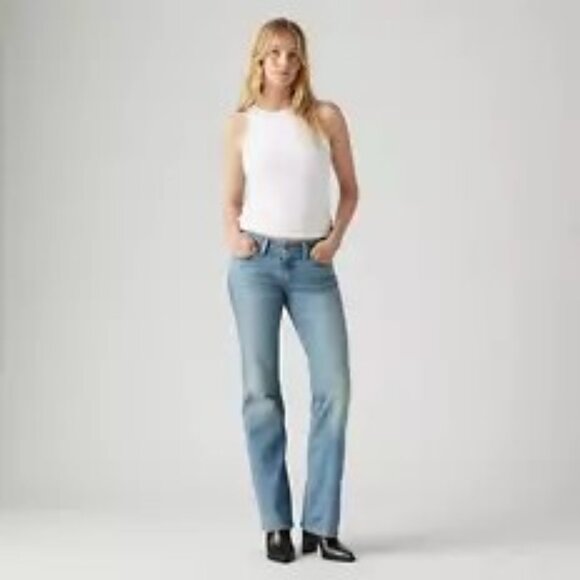 Levi's Superlow Bootcut Women's Jeans Medium Wash | Sz 27 | EUC - Picture 1 of 11